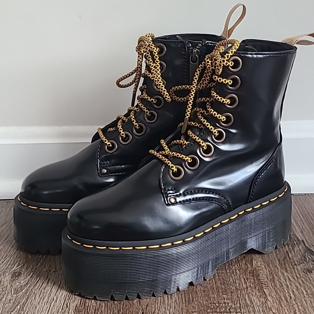 Dr. Martens Vegan Jadon Max Platform Boots